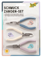 folia ZangenSet Schmuckzangen 23005, Länge 11,4 cm, 3tlg, 1 Set