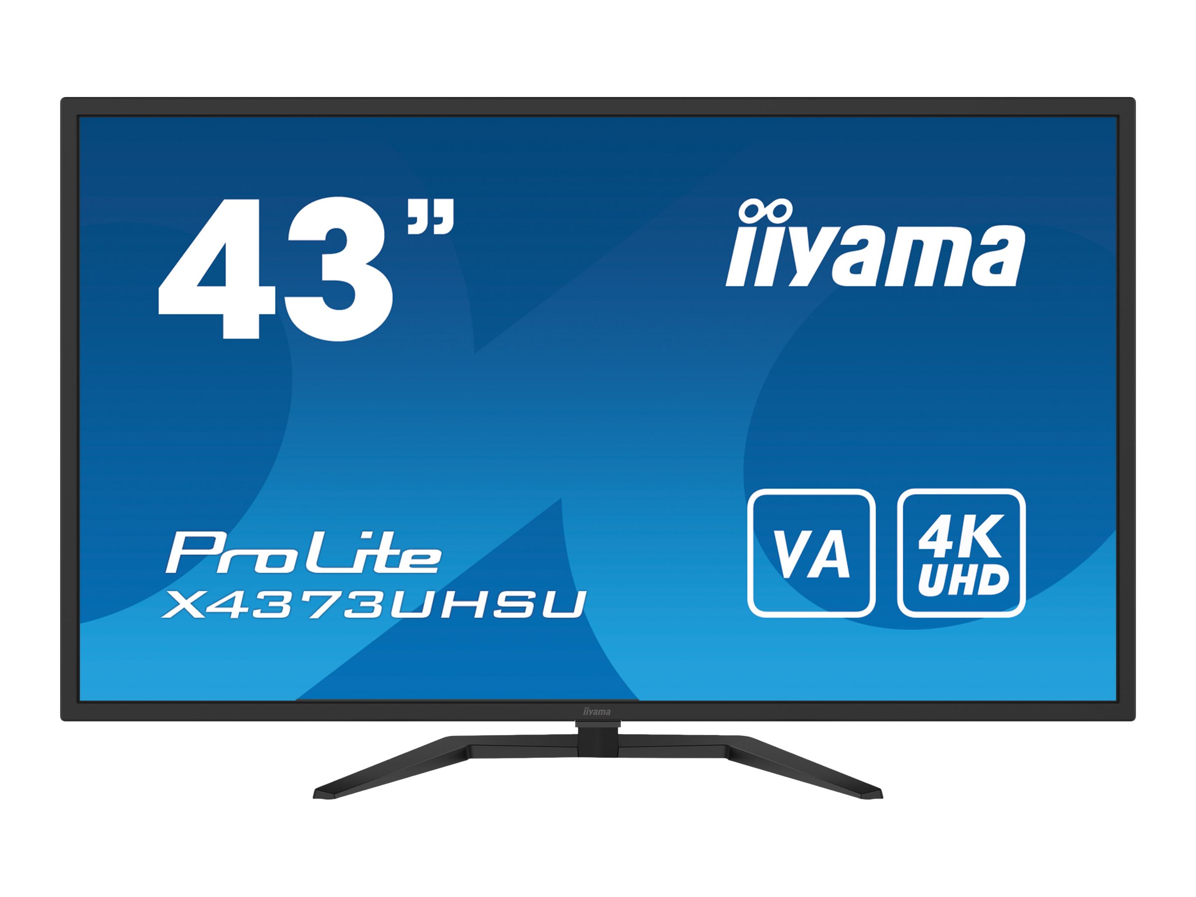 IIYAMA X4373UHSU-B1 109,22cm 43Zoll UW VA 3840x2160 UHD 400cd/m2 3ms HDR400 2xHDMI DP USB-HUB PBP PIP Remote control Speakers