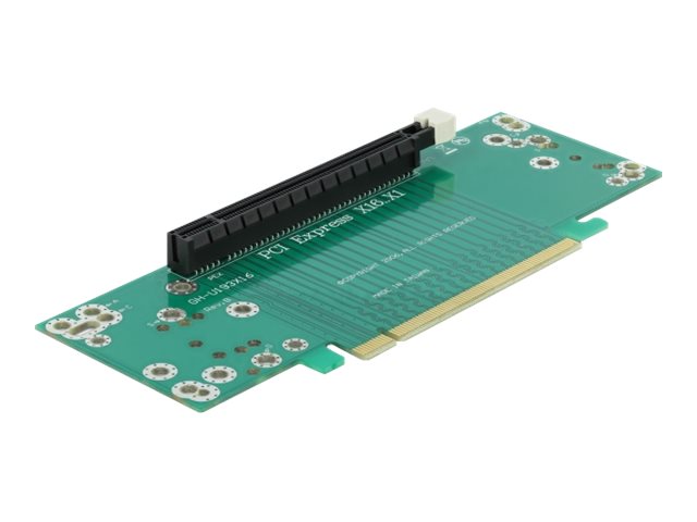 Riser Karte PCI Express x16 zu x16 links gerichtet Slothoehe 53,9 mm