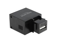 Delock Keystone Modul mit USB Typ-A Ladebuchse 2,1 A schwarz