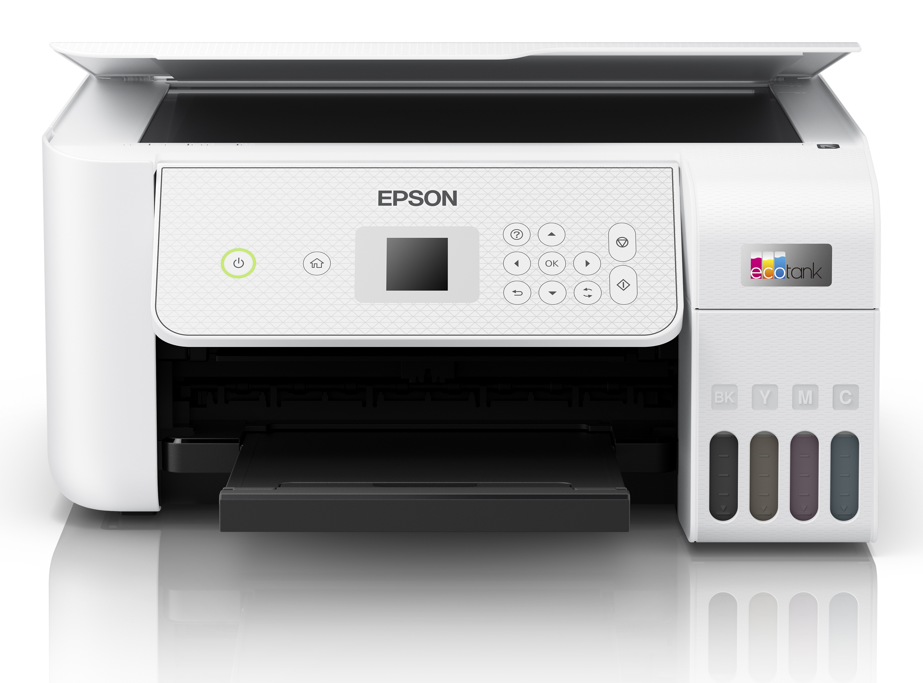EPSON EcoTank ET2876 MFP colour inkjet ITS A4 10ppm Print 100sheets WiFi USB White