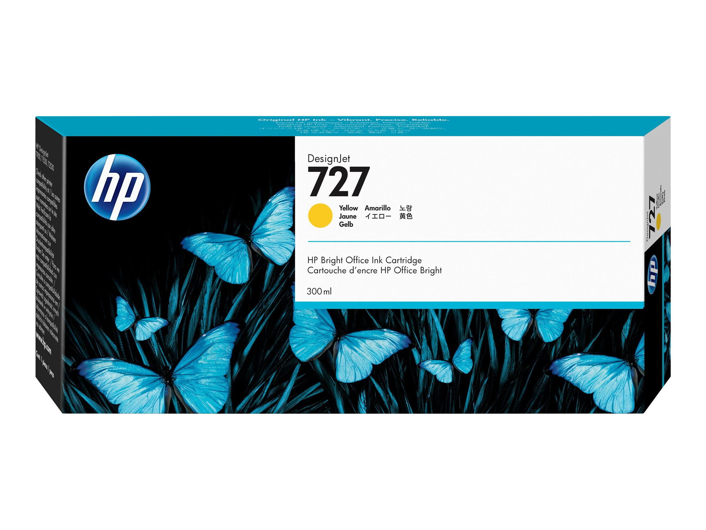 HP 727 300-ml Tintenpatrone Gelb HP 727 300-ml Tintenpatrone Gelb