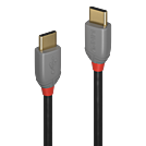 LINDY 2m USB 3.1 Typ C Kabel 3A Anthra Line