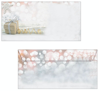 50 SIGEL Weihnachtsbriefumschlaege Christmas Surprise DIN lang ohne Fenster