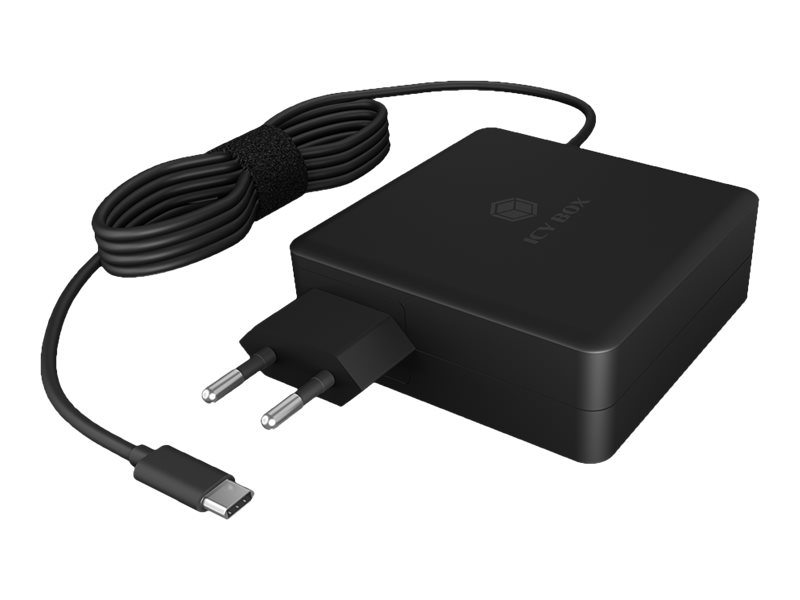ICY BOX Netzteil fuer Power Delivery 90 Watt IB-PS101-PD fuer alle Icy Box Notebook Dockingsstation mit Power Delivery