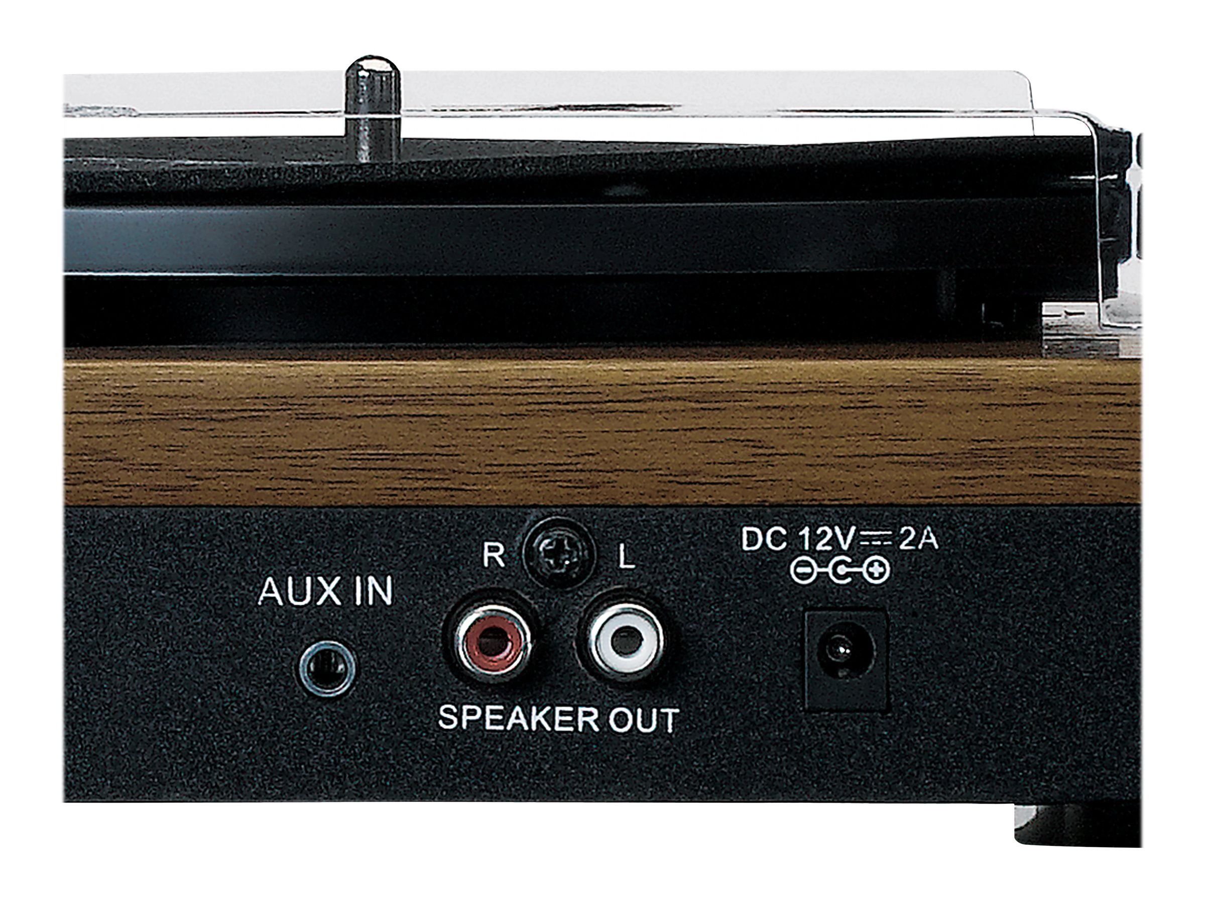 LENCO LS100WD Plattenspieler BT, 2 externe Lautsprecher