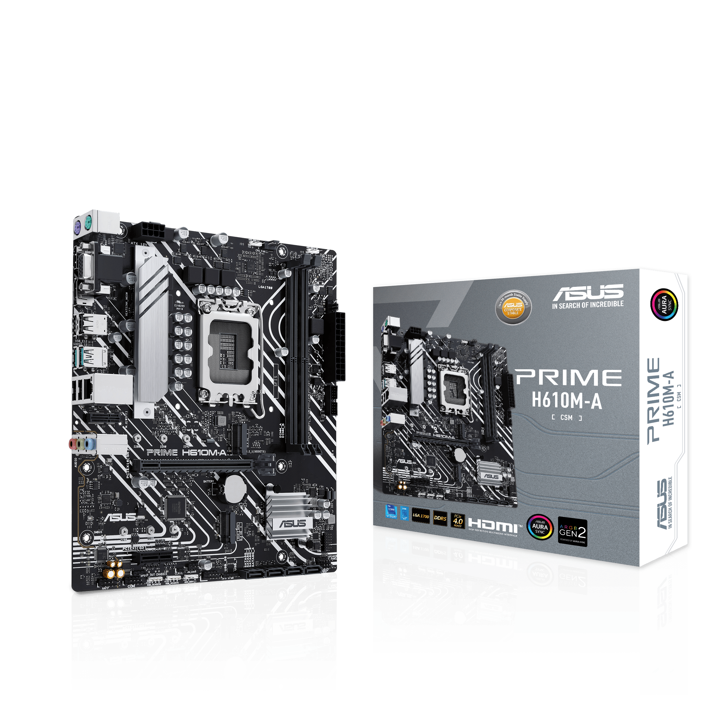 ASUS PRIME H610MACSM Intel1700DDR5mATX