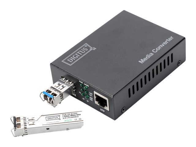 DIGITUS 10 Gigabit Medienkonverter RJ45SFP