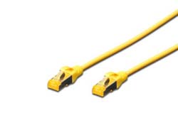 DIGITUS CAT 6A S-FTP Patchkabel Cu LSZH AWG 26/7 Länge 3 m Farbe Gelb