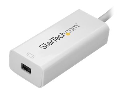 StarTech.com USB-C auf Mini DisplayPort Adapter - 4K 60Hz - Weiß - externer Videoadapter - weiß