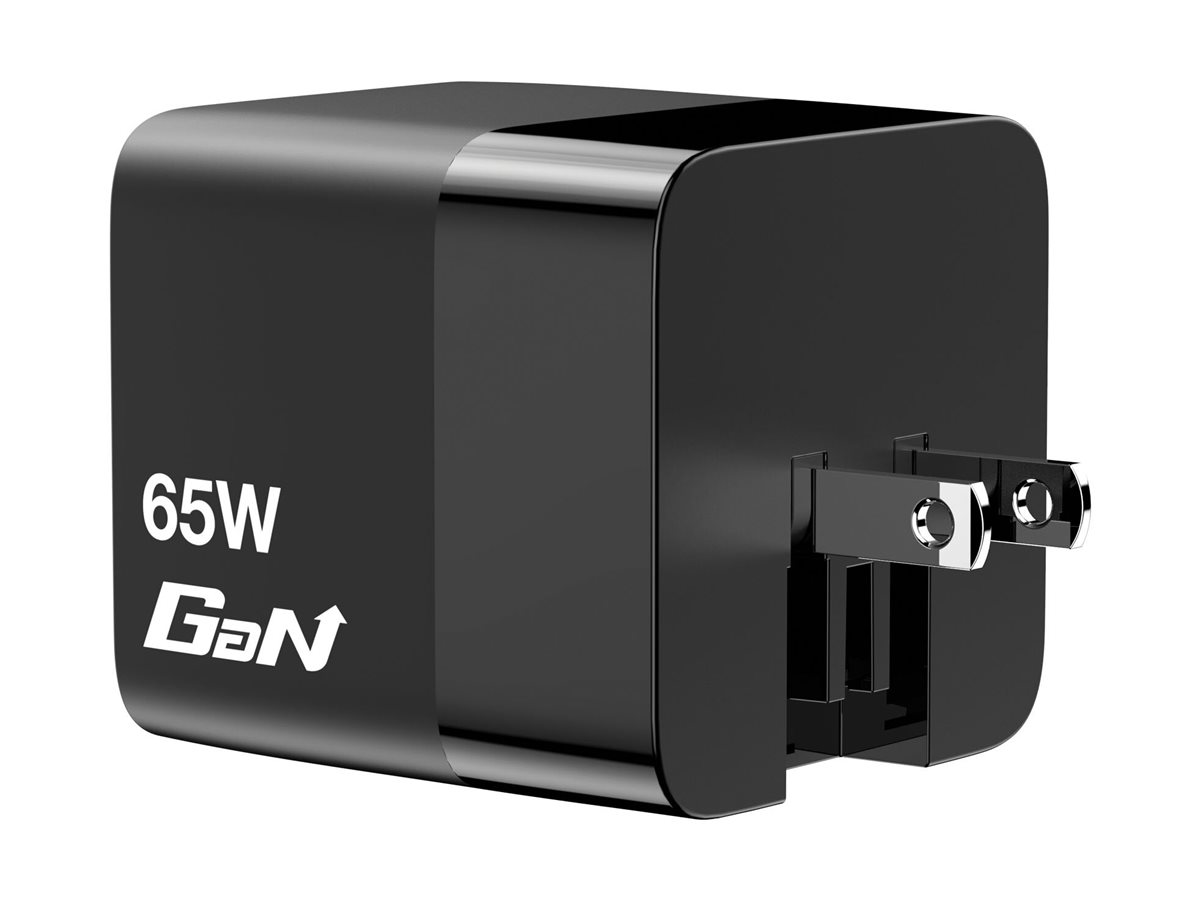Verbatim GaN Charger 65W 2 Port retr cable US/EU/UK ADP