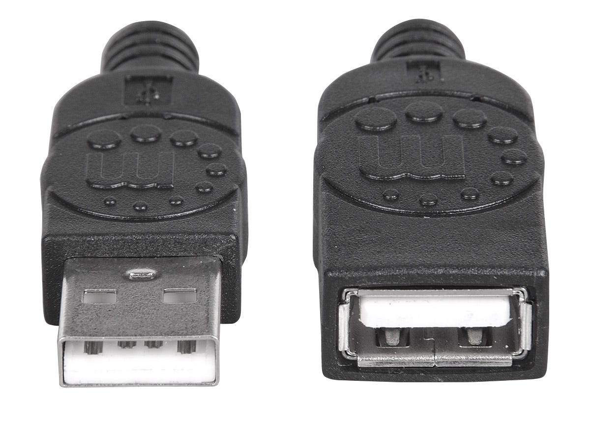 Manhattan USB 2.0 Verlängerungskabel 1m