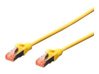 DIGITUS Professional CAT 6 S-FTP Patchkabel, Cu, 2 m, Gelb