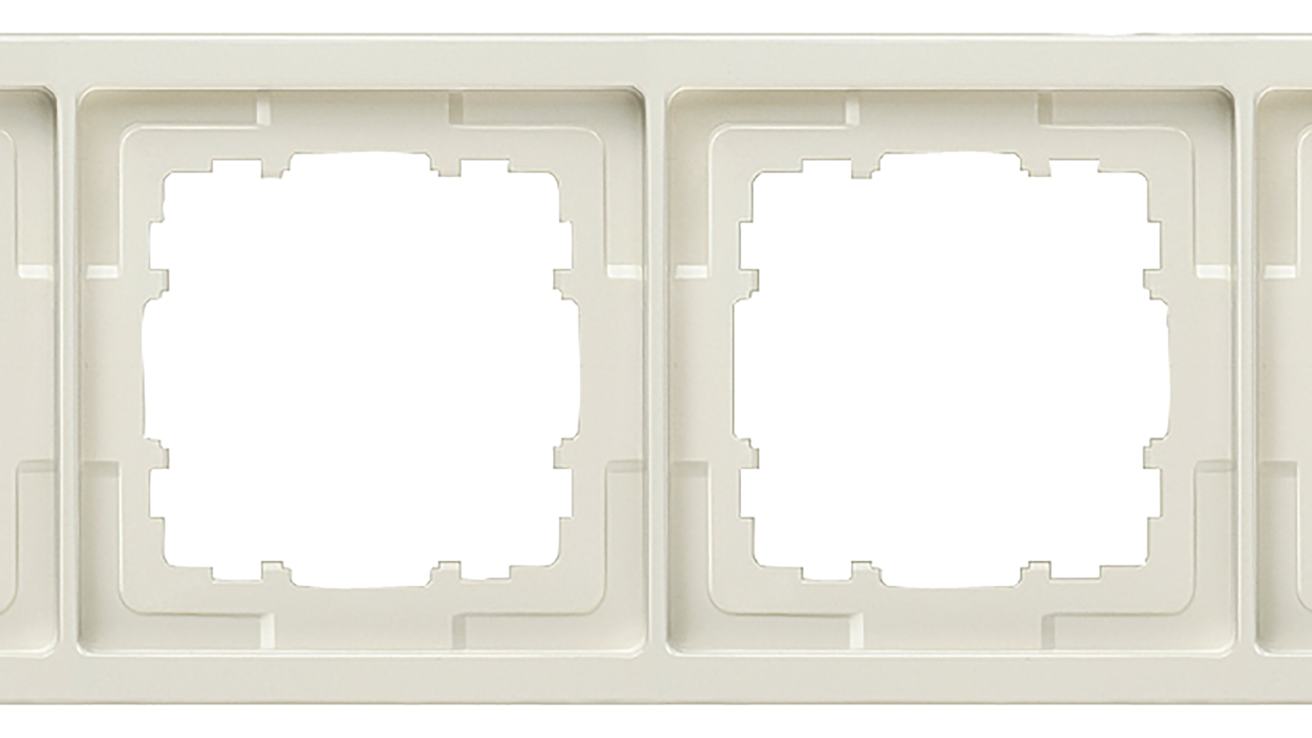 Siemens Rahmen 5TG1324 titanweiss 4fach 295x82