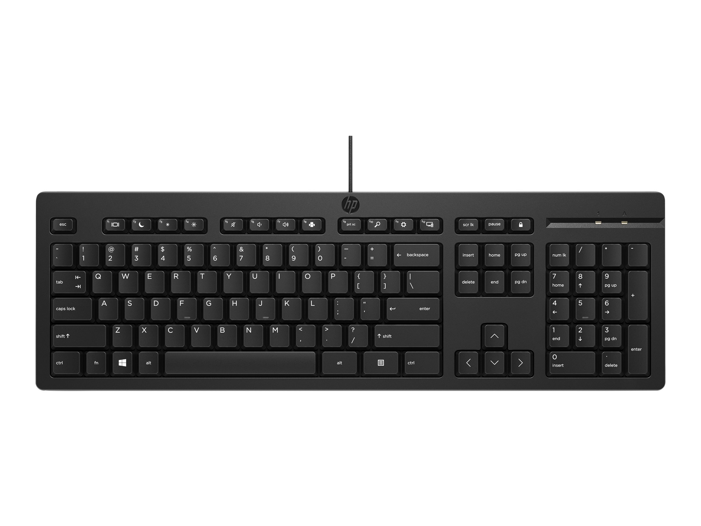 HP 125 G2 USB Wired Keyboard EU