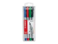 STABILO OHPen universal Folienstifte-Set farbsortiert non-permanent 4 St. STABILO OHPen universal Folienstifte-Set farbsortiert non-permanent 4 St.