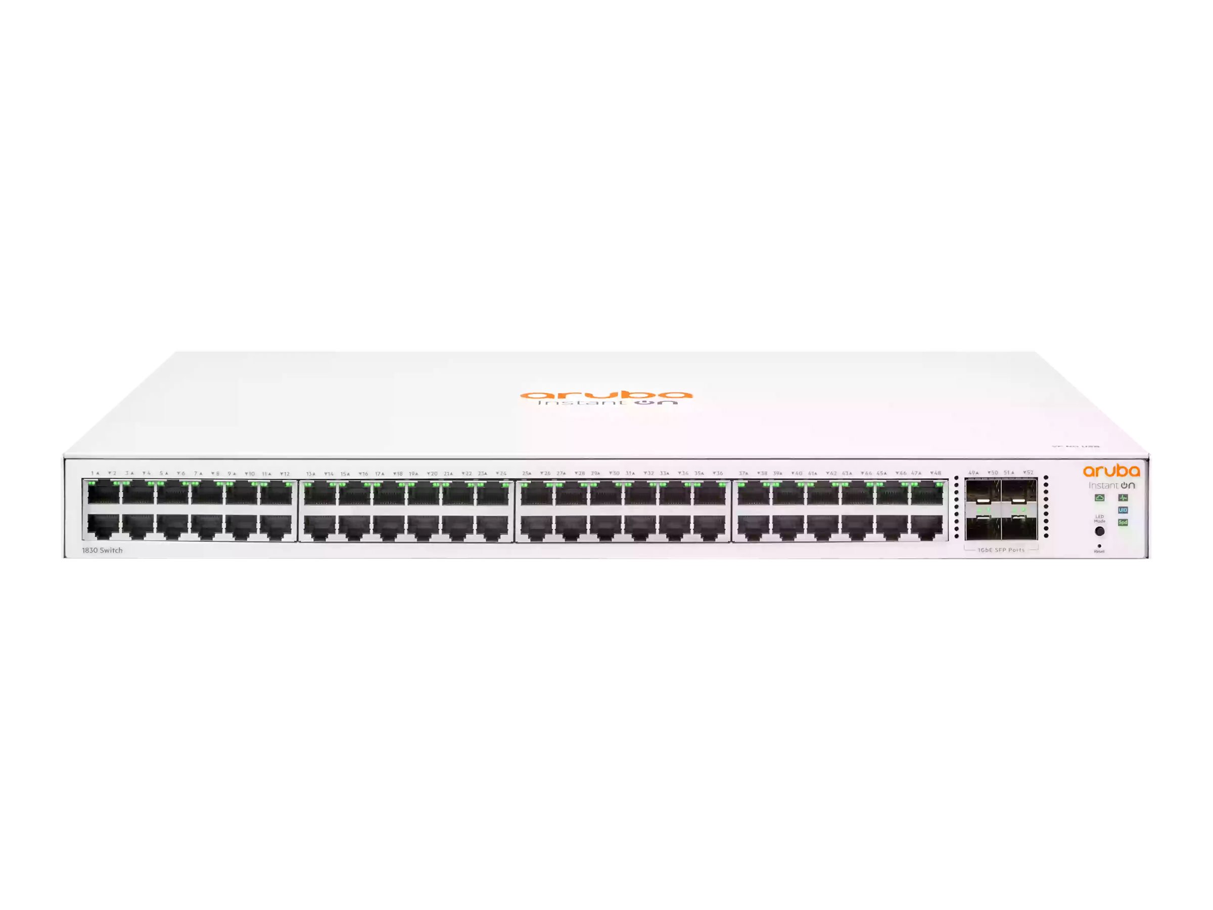 HPE Networking Instant On Switch 48p Gigabit 4p SFP 1830 EU en HPE Networking Instant On Switch 48p Gigabit 4p SFP 1830 EU en