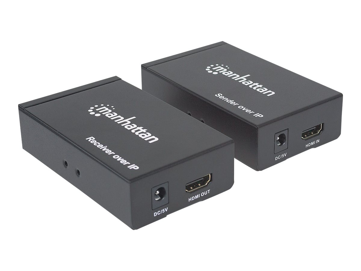 MANHATTEN 1080p HDMI Over IP Extender Kit VerlÃ¤ngerung 120m