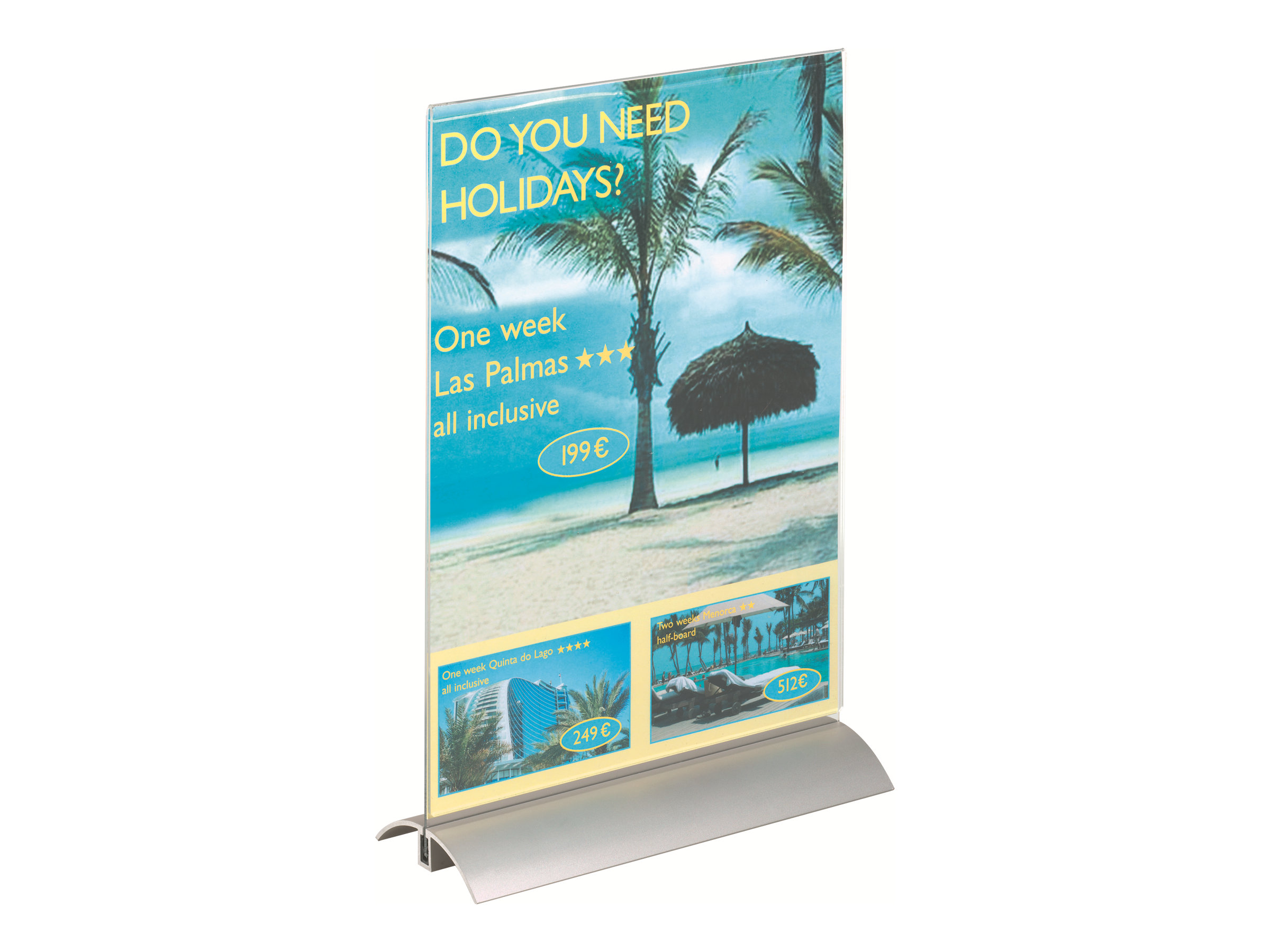 DURABLE Presenter Tischaufsteller DIN A4 beidseitig, 1 St