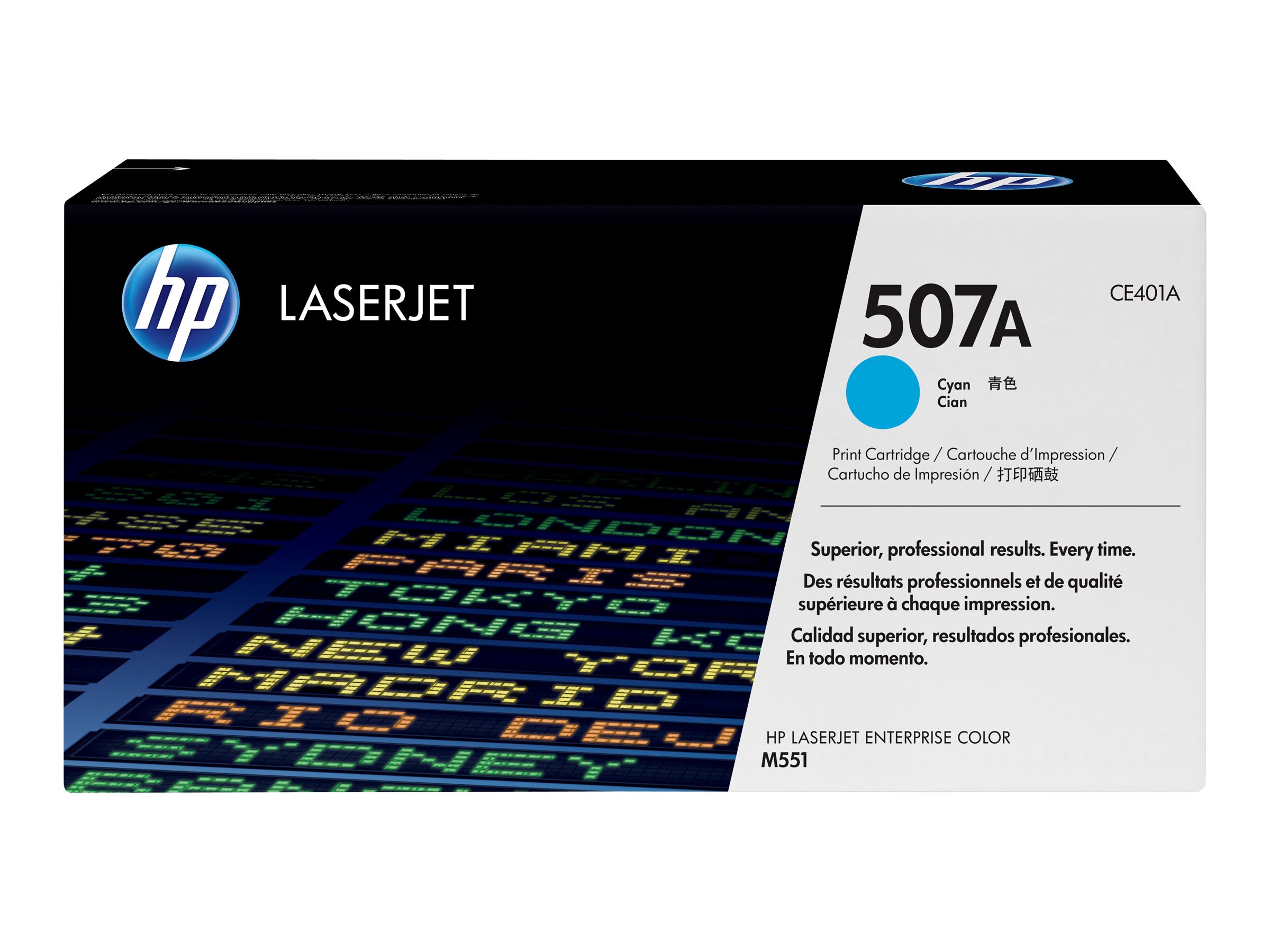HP 507A (CE401A) cyan Tonerkartusche