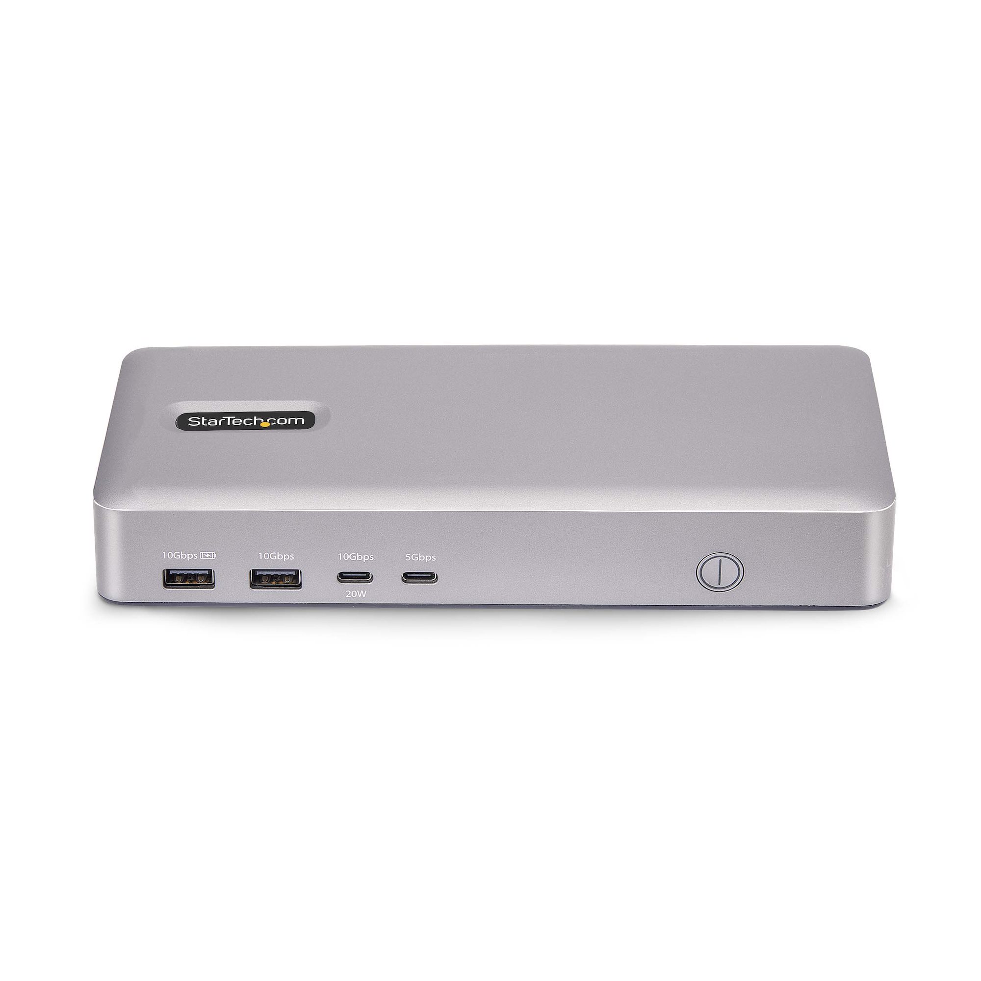 STARTECHCOM USB4 Docking Station 40Gbps 2x HDMI 2x 4K60Hz1x 8K60Hz USB 25GbE 100W PD USBC Laptop Dockingstation