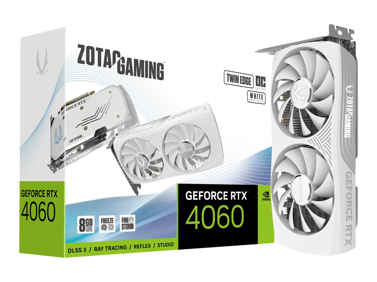 GAMING GeForce RTX 4060 Twin Edge OC 8GB 1xHDMI 3xDP White