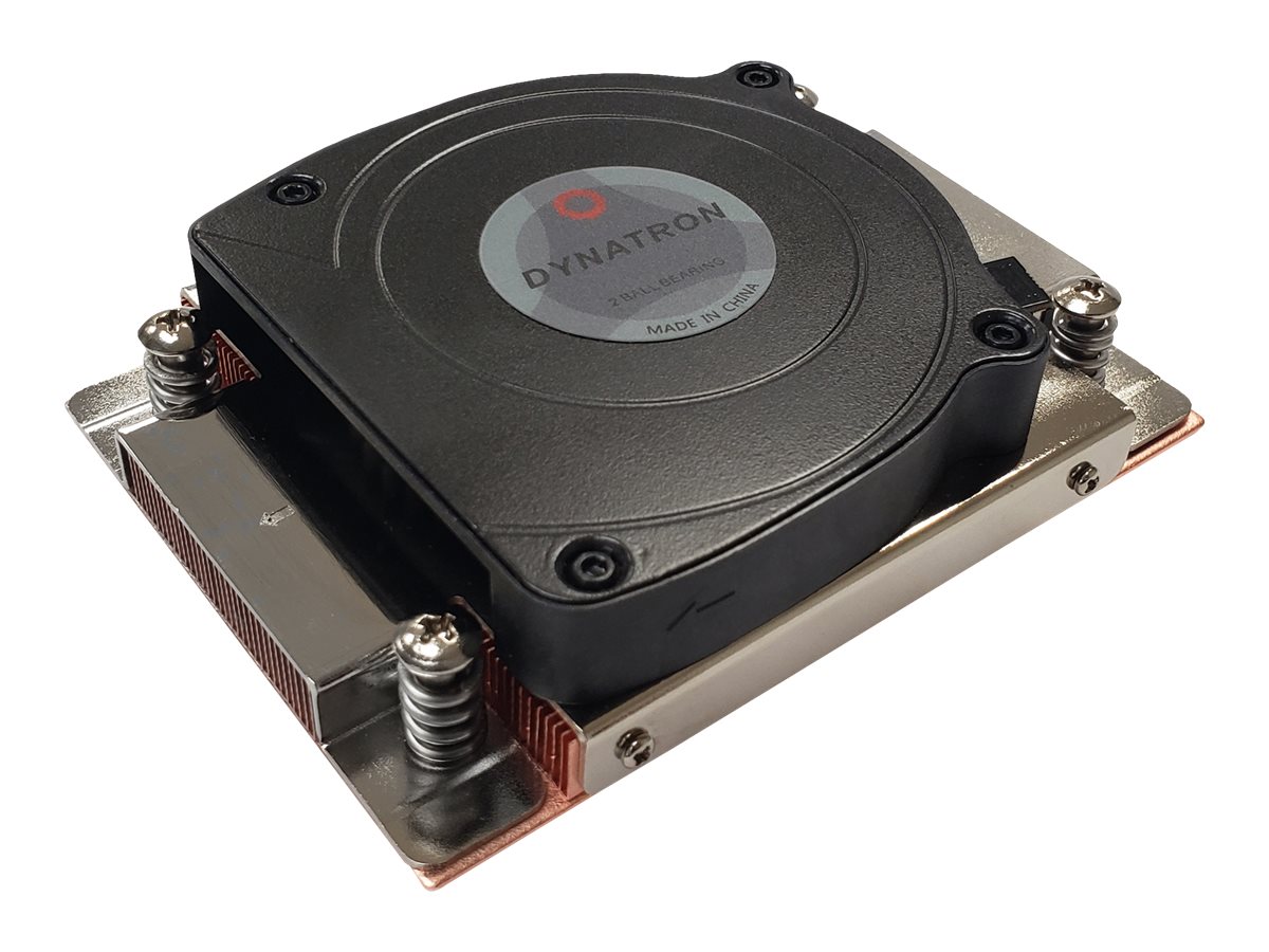 DYNATRON A45 AMD AM4 AM5 Kuehler 1U Kuehlkoerper aus Kupfer mit Vapor Chamber Aktiv mit PWM und bis zu 105W TDP