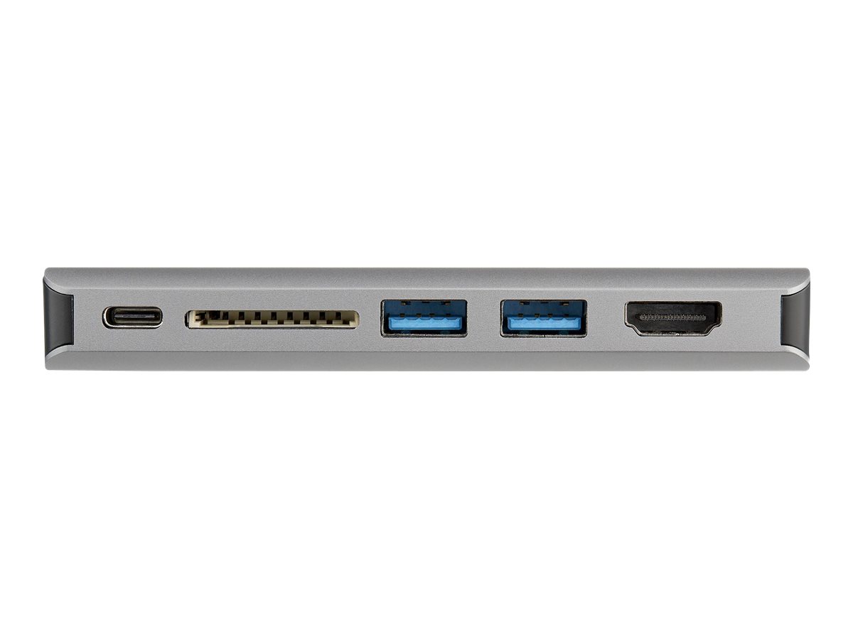 STARTECH.COM USB-C Multiport Adapter - HDMI / VGA - PD - SD - Ethernet - Audio - 30cm Cable - USB-C Mini Dock - Mac & Windows