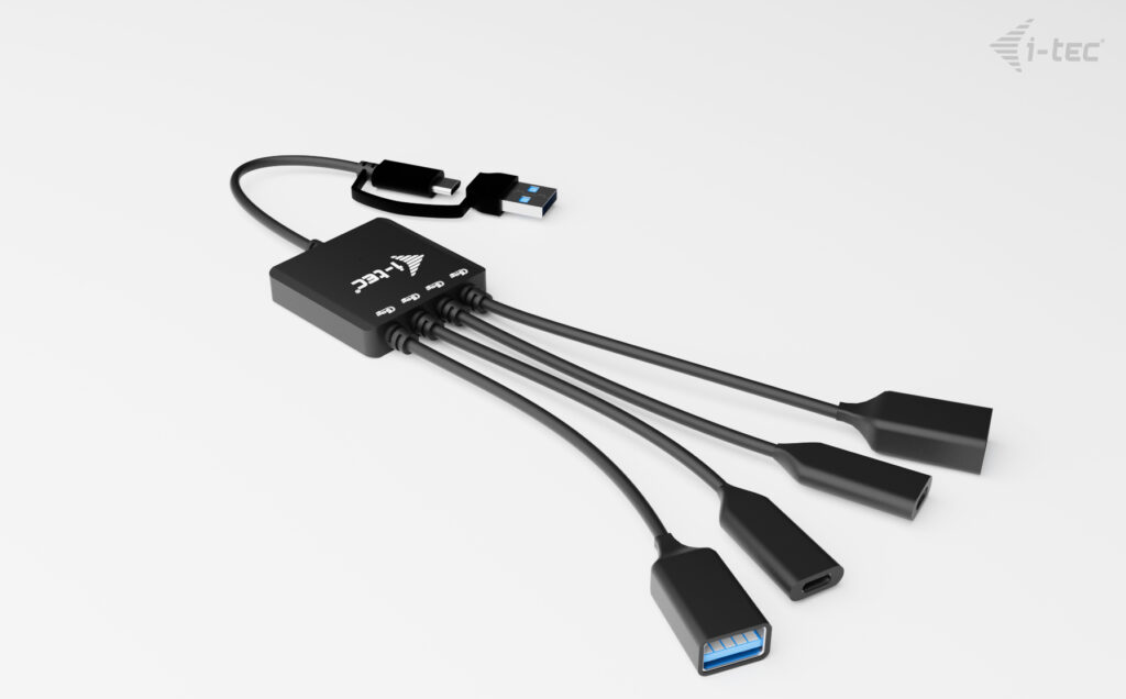 ITEC USBCUSBA Cable HUB 4 port 2x USBC 32 Gen 1 2x USBA 32 Gen 1