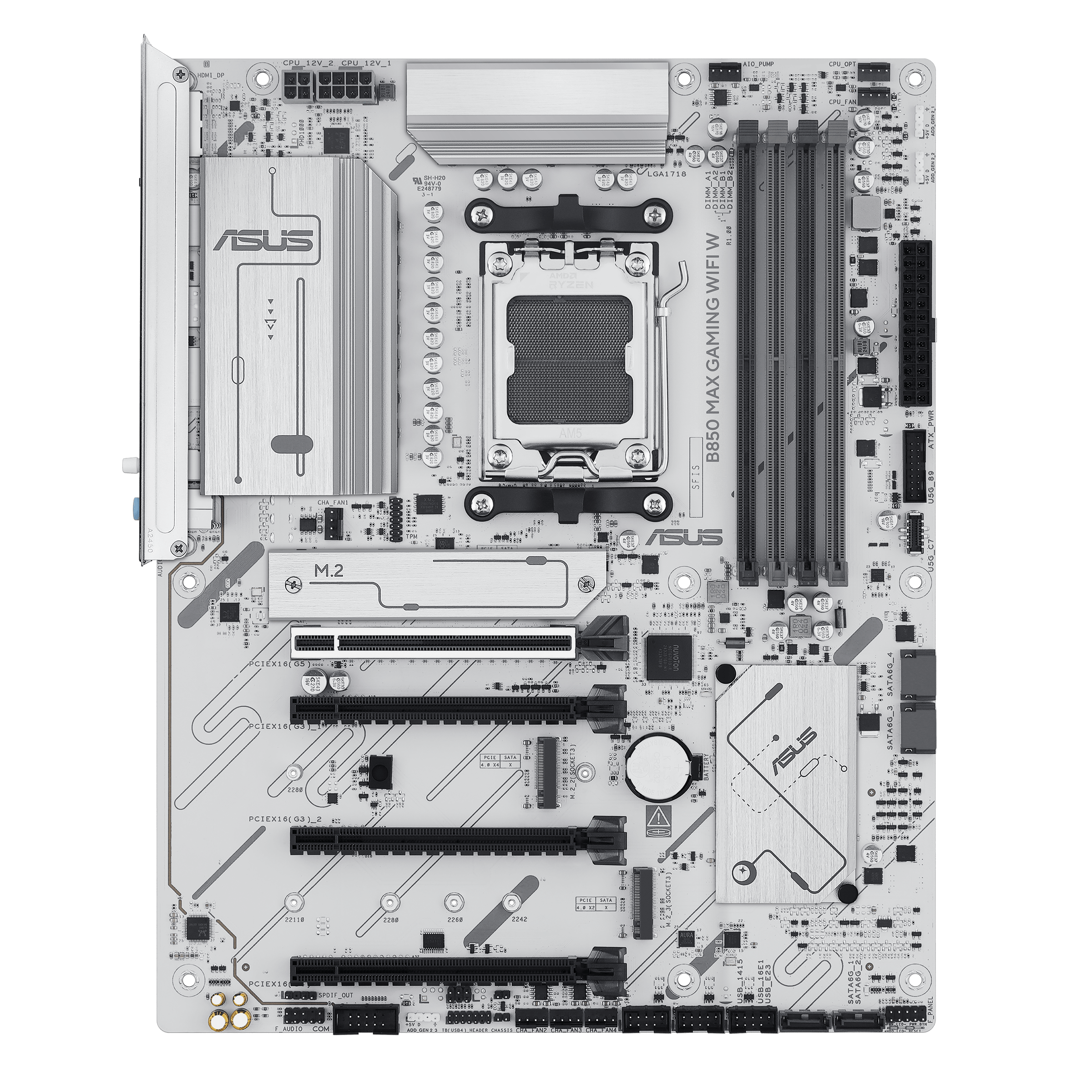 ASUS B850 MAX GAMING WIFI W AM5 MB 4xDDR5