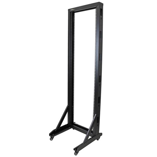 STARTECHCOM 2 Post Server Rack mit Rollen stabile Stahl konstruktion 42HE