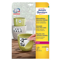 160 AVERY Zweckform wetterfeste Folienetiketten L4715REV-20 weiss 99,1 x 67,7 mm