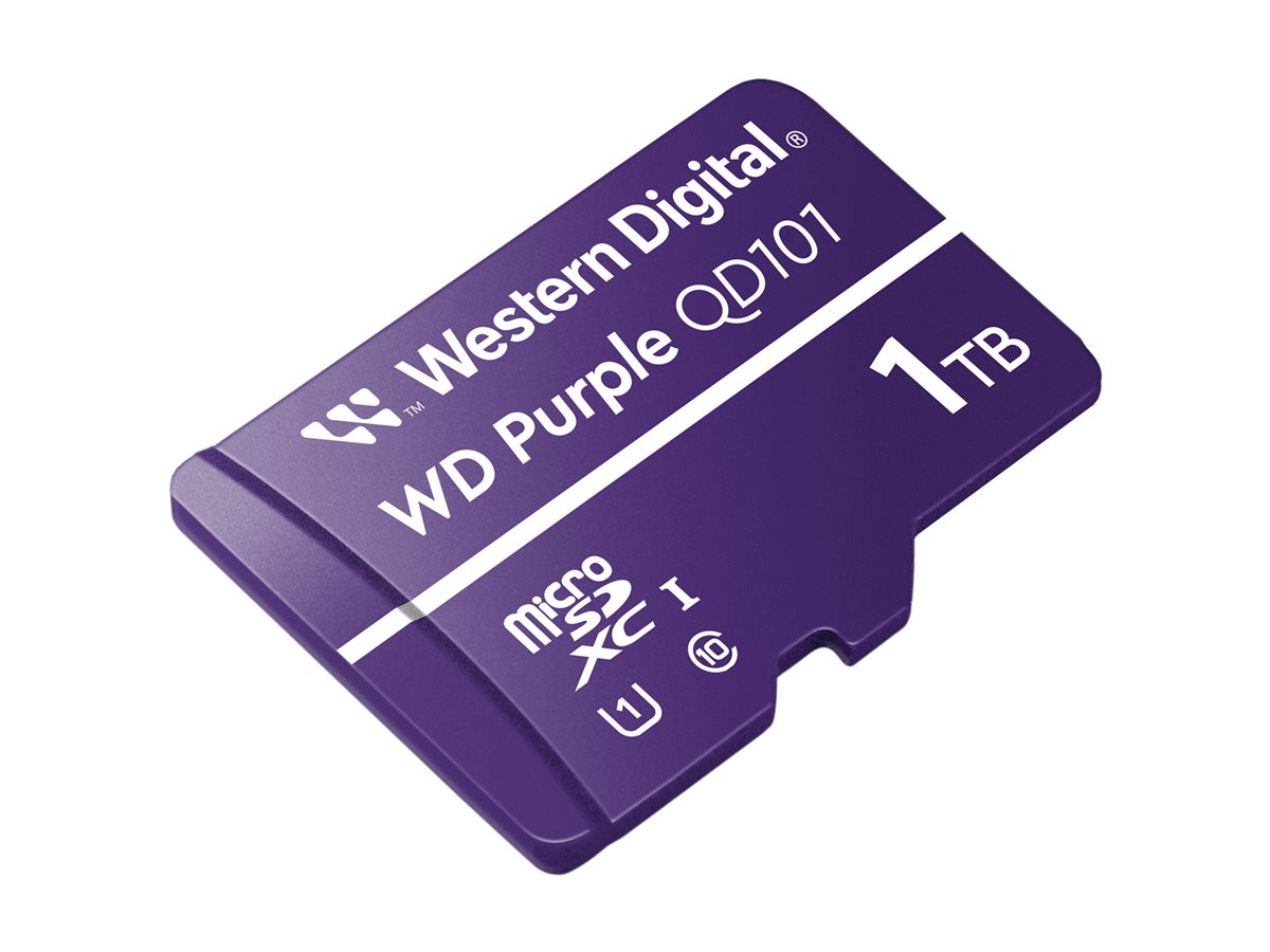 WD Purple 1TB Surveillance microSD XC Class - 10 UHS 1