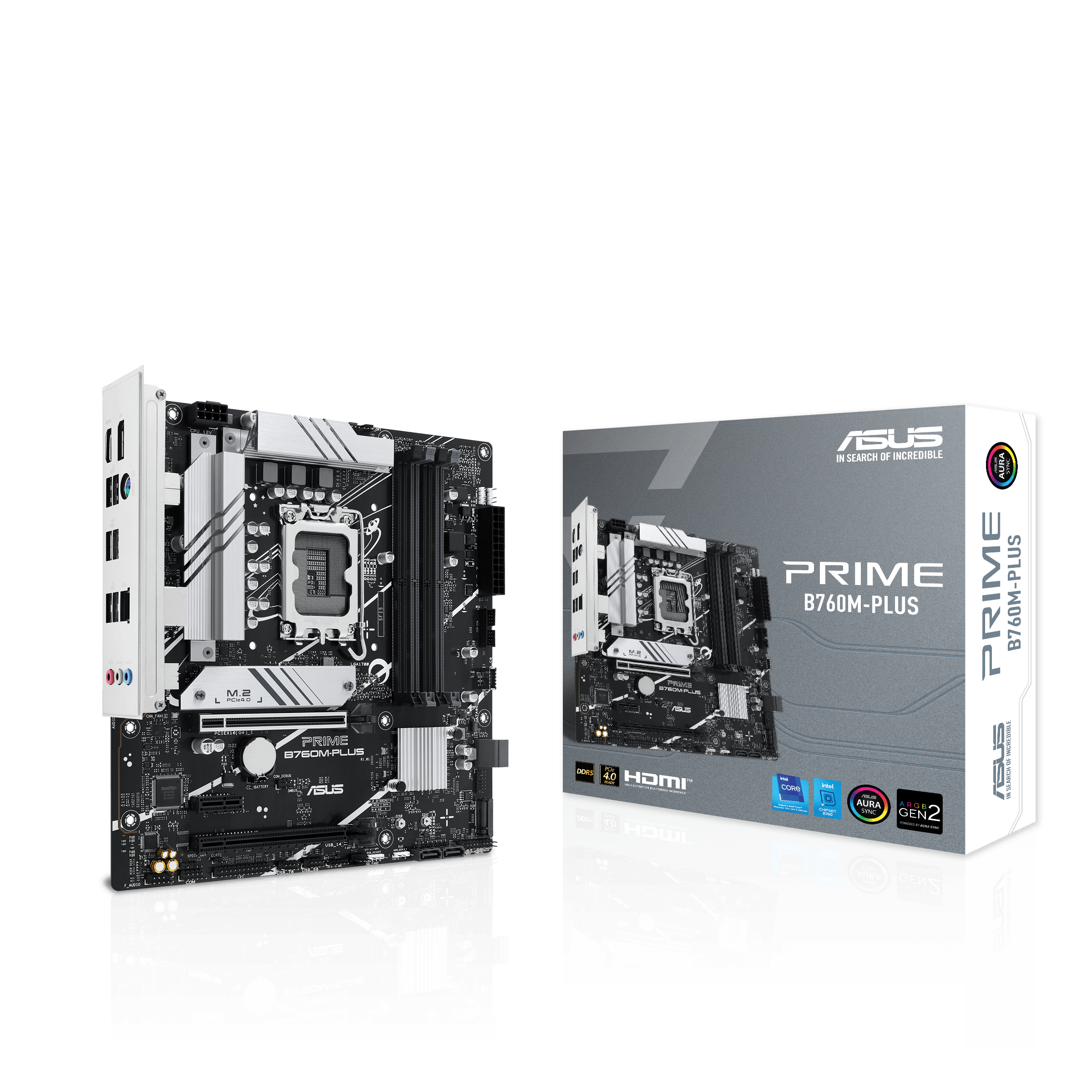 ASUS PRIME B760MPLUS LGA 1700 4xDDR5 microATX 4xSATA MB 1xHDMI 1xDP 2xM2