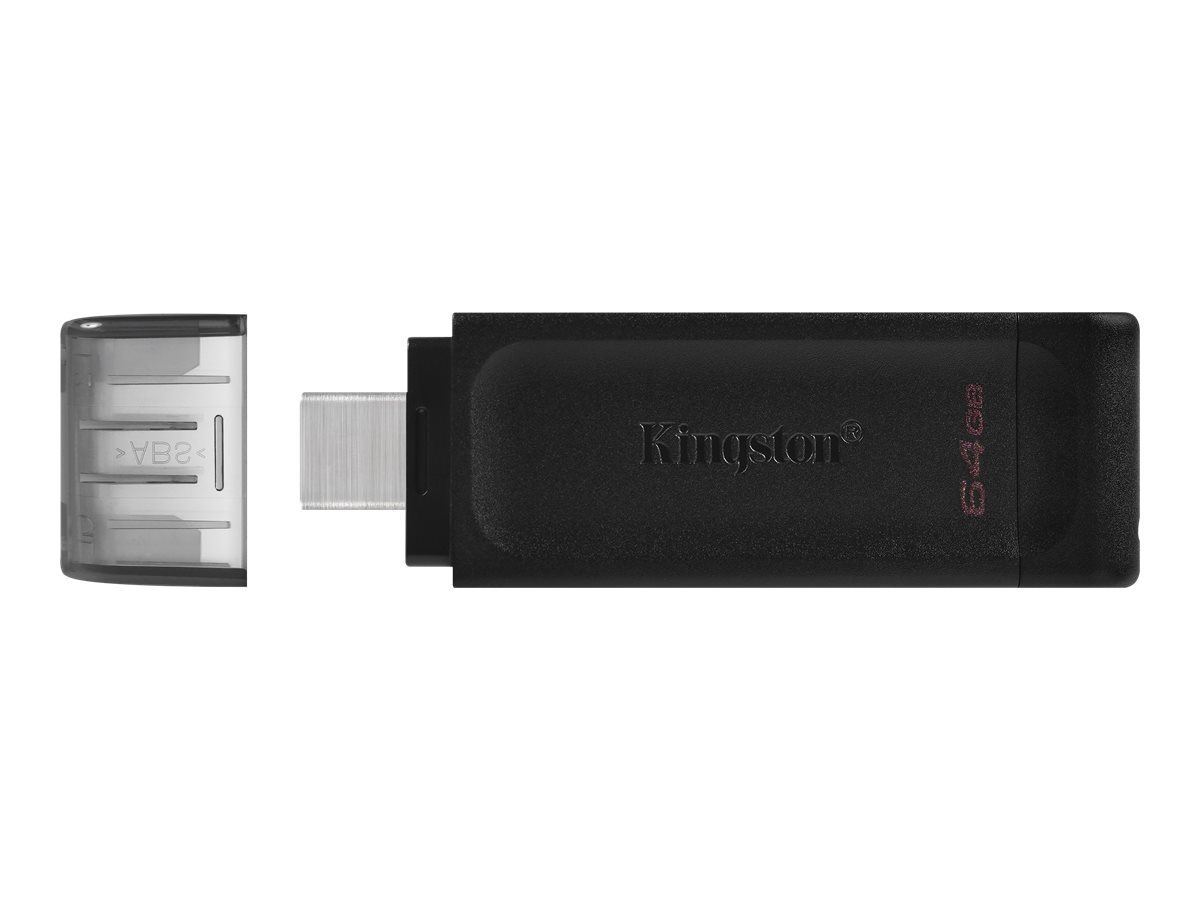 KINGSTON 64GB USB-C3.2 Gen1 DataTraveler 70 KINGSTON 64GB USB-C3.2 Gen1 DataTraveler 70