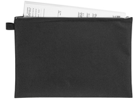 VELOFLEX Reissverschlussbeutel schwarz/silber Textil, 1 St. VELOFLEX Reissverschlussbeutel schwarz/silber Textil, 1 St.