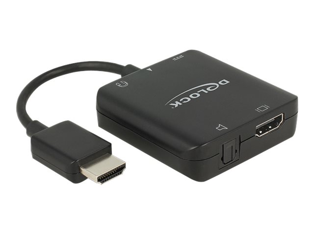 Delock Adapterkabel HDMIA Stecker HDMI Audio Extractor 4K
