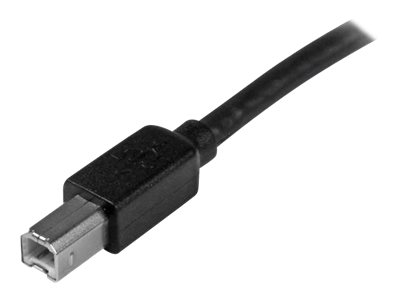 STARTECH.COM 15m aktives USB 2.0 A auf B Kabel - Stecker/Stecker - USB Druckerkabel 1x USB A / 1x USB B - Schwarz