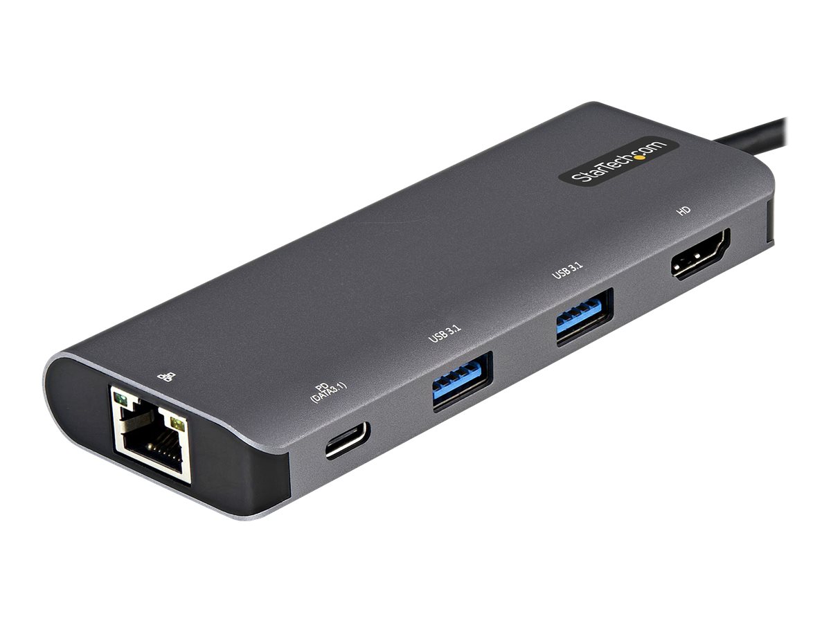 STARTECH.COM USB-C Multiport Adapter - 10Gbit/s USB3.1 Gen2mini Dock - 4K 30Hz HDMI - Stromversorgung 3.0 Passthrough - 100W