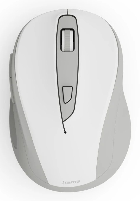 Hama WM-400 kabellos ergonomisch Weiß