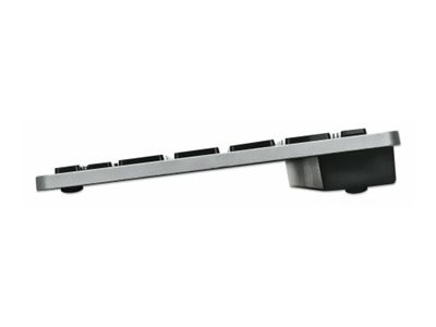 MANHATTAN Ultra Slim Dual-Mode Kabellose Funktastatur Dt. QWERTZ-Layout Bluetooth 3.0 und 2.4 GHz USB anthrazit/schwarz