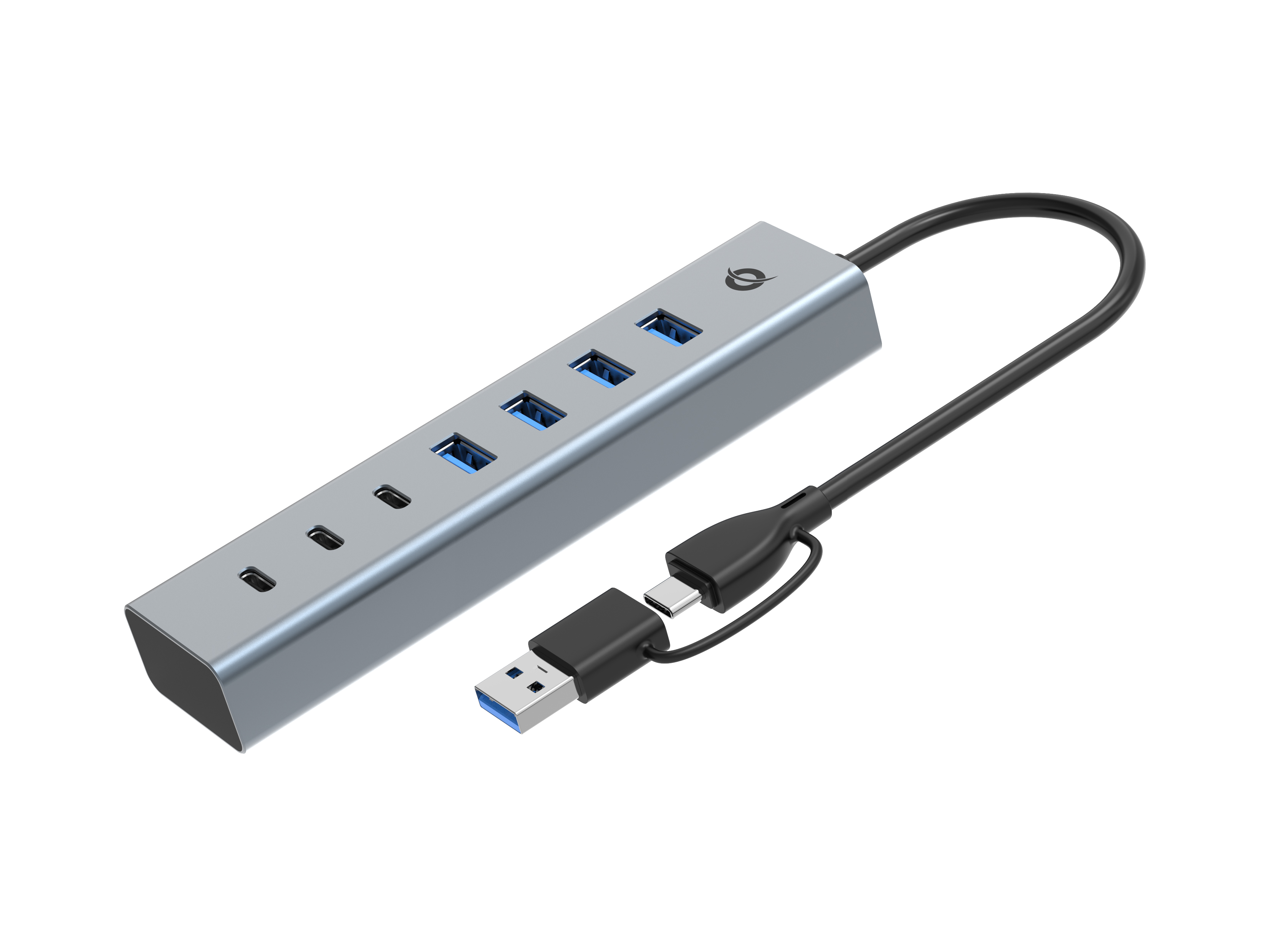 CONCEPTRONIC 7Port Hub USBA30C Adap4xA30oNetz gr