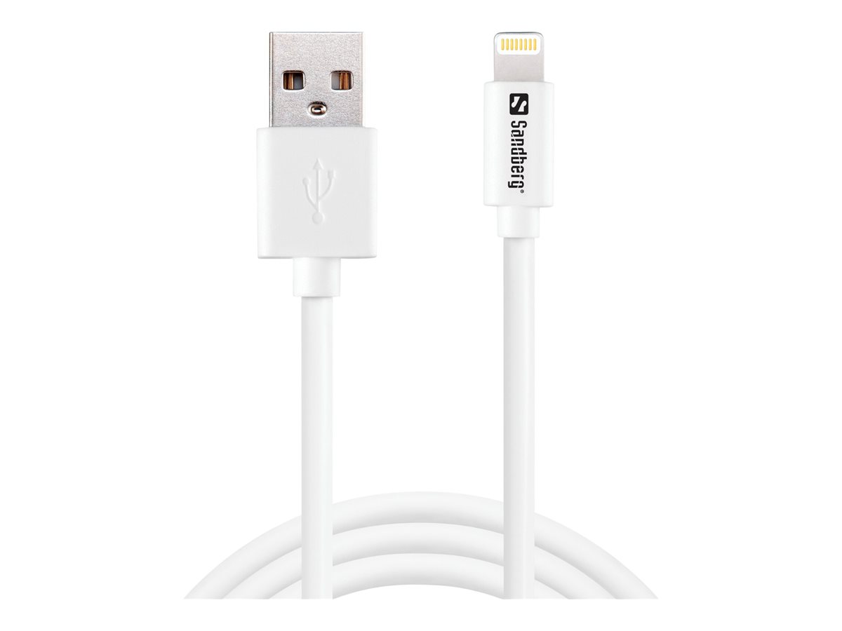 SANDBERG USB-Lightning 1m AppleApproved MFI SANDBERG USB-Lightning 1m AppleApproved MFI