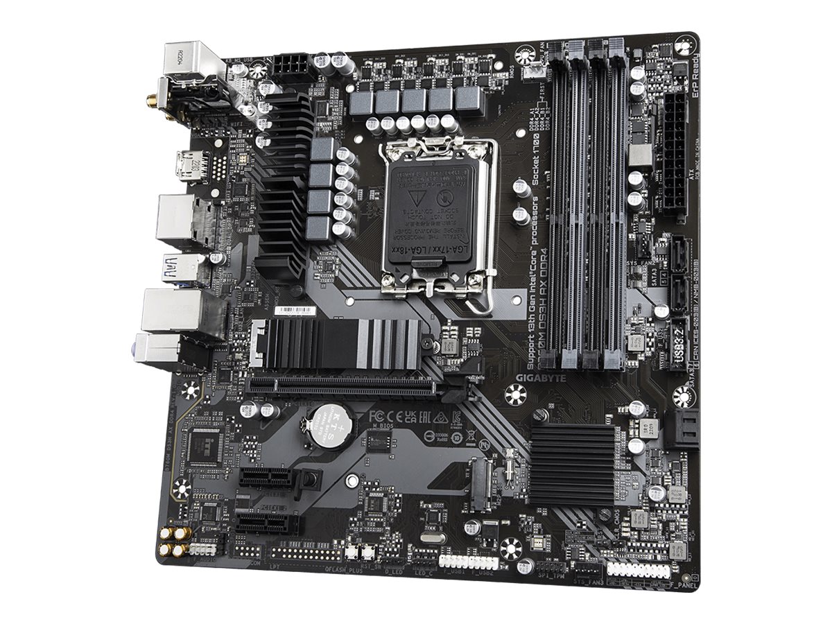 GIGABYTE B760M DS3H AX LGA1700 4xDDR4 4xSATA 2xM.2 2xDP 1xHDMI