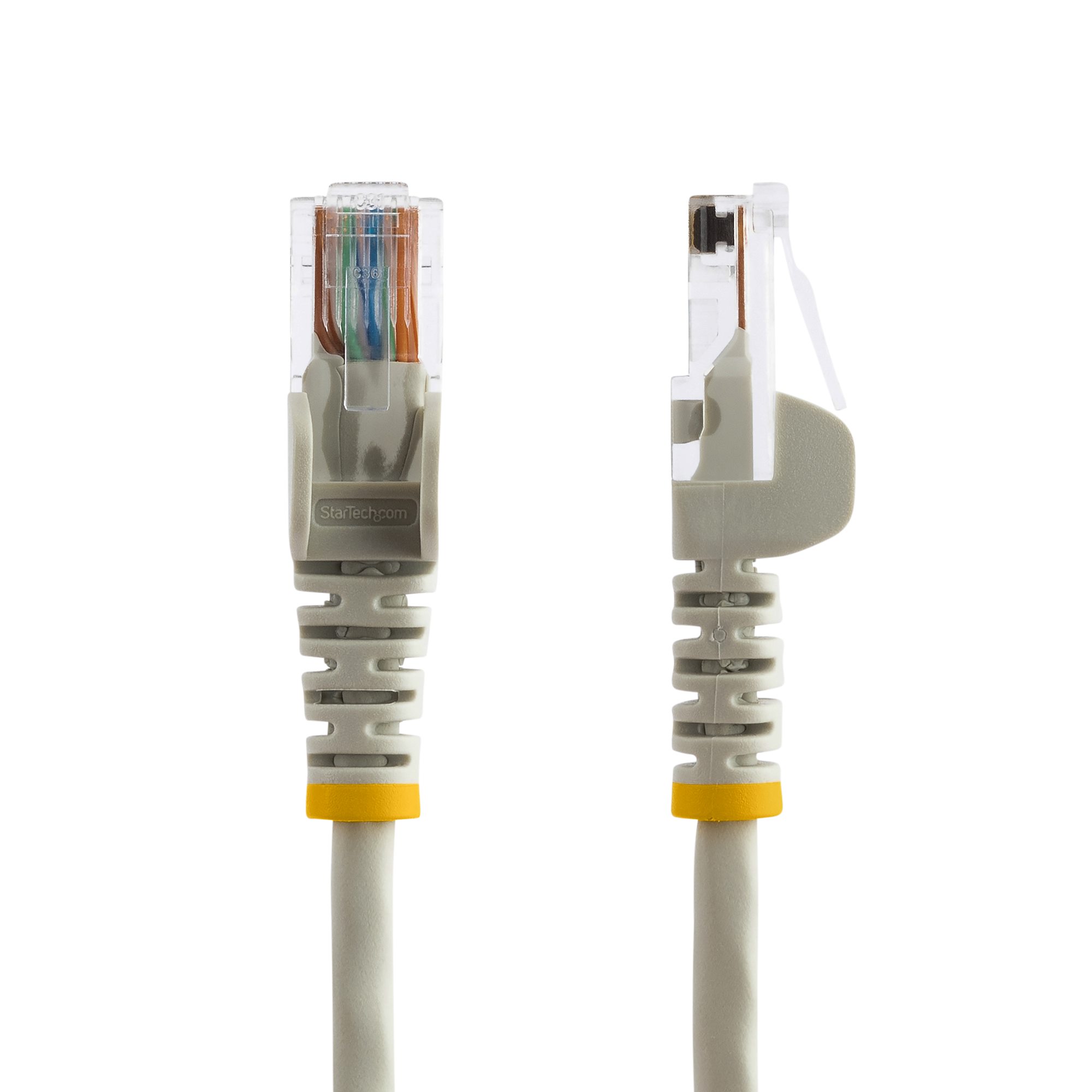STARTECHCOM Cat5e Patch Cable with Snagless RJ45 Connectors 5 m Grey