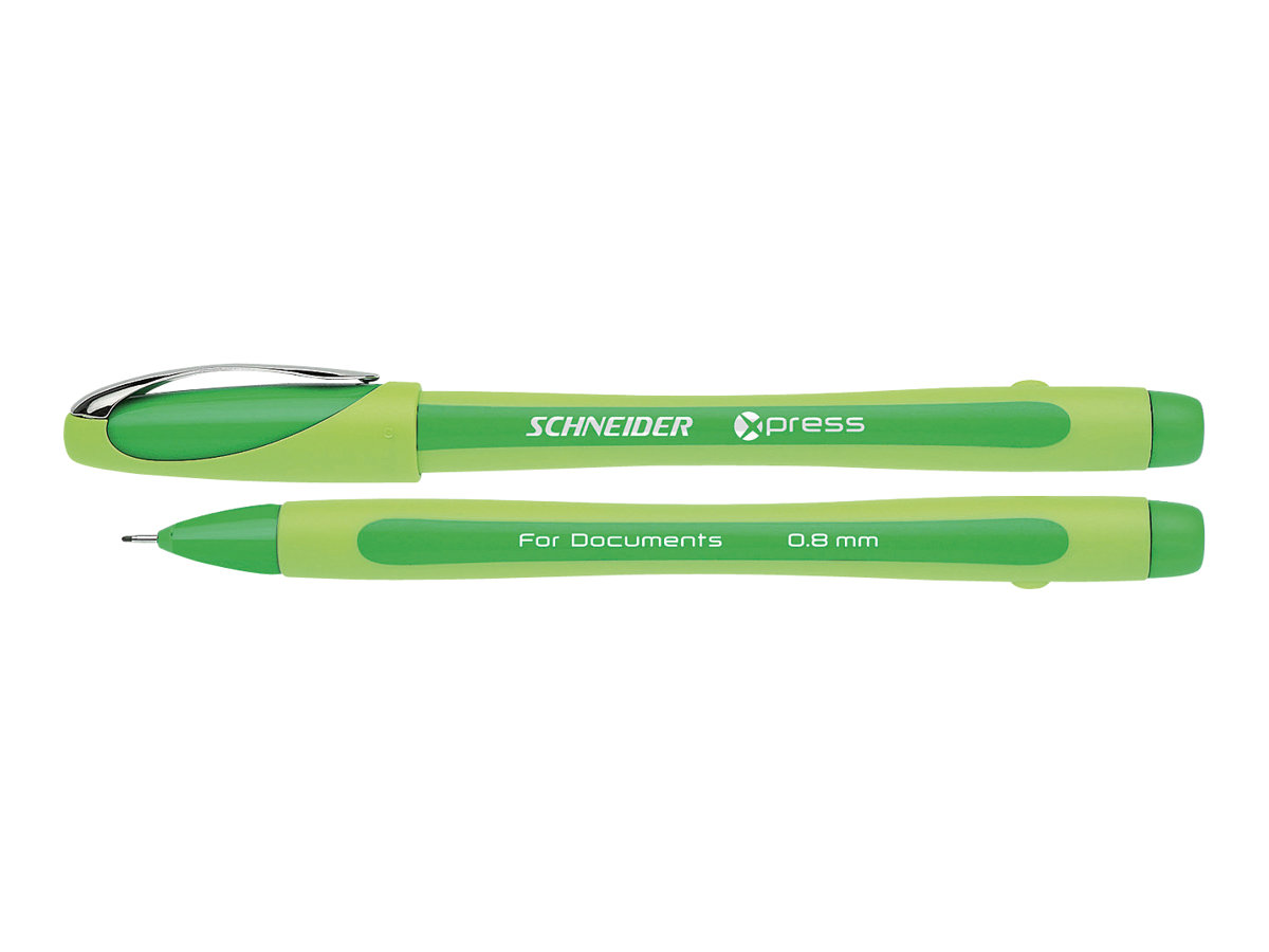 Schneider Xpress Fineliner gruen 0,8 mm, 10 St. Schneider Xpress Fineliner gruen 0,8 mm, 10 St.