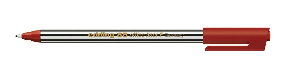 edding 88 Office F Fineliner rot 0,6 mm, 1 St