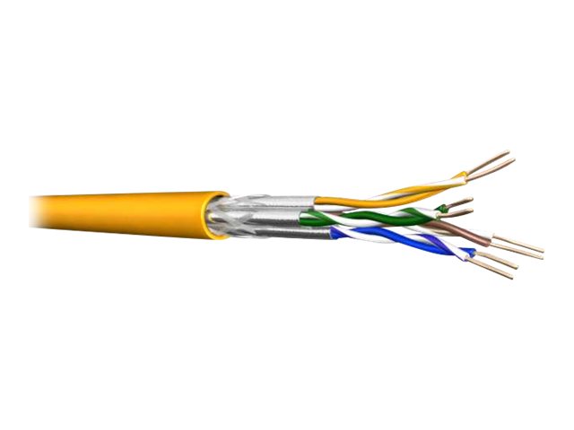 Draka Verlegekabel UC1500 HS22, Cat 7A, S/FTP, PiMF, orange, 100m Ring