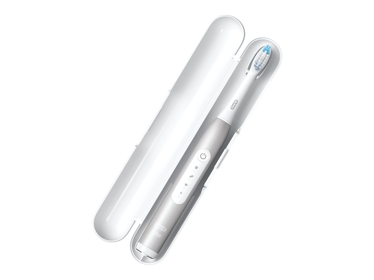 Braun OralB Pulsonic Slim Luxe 4500 Platinum mit Reiseetui