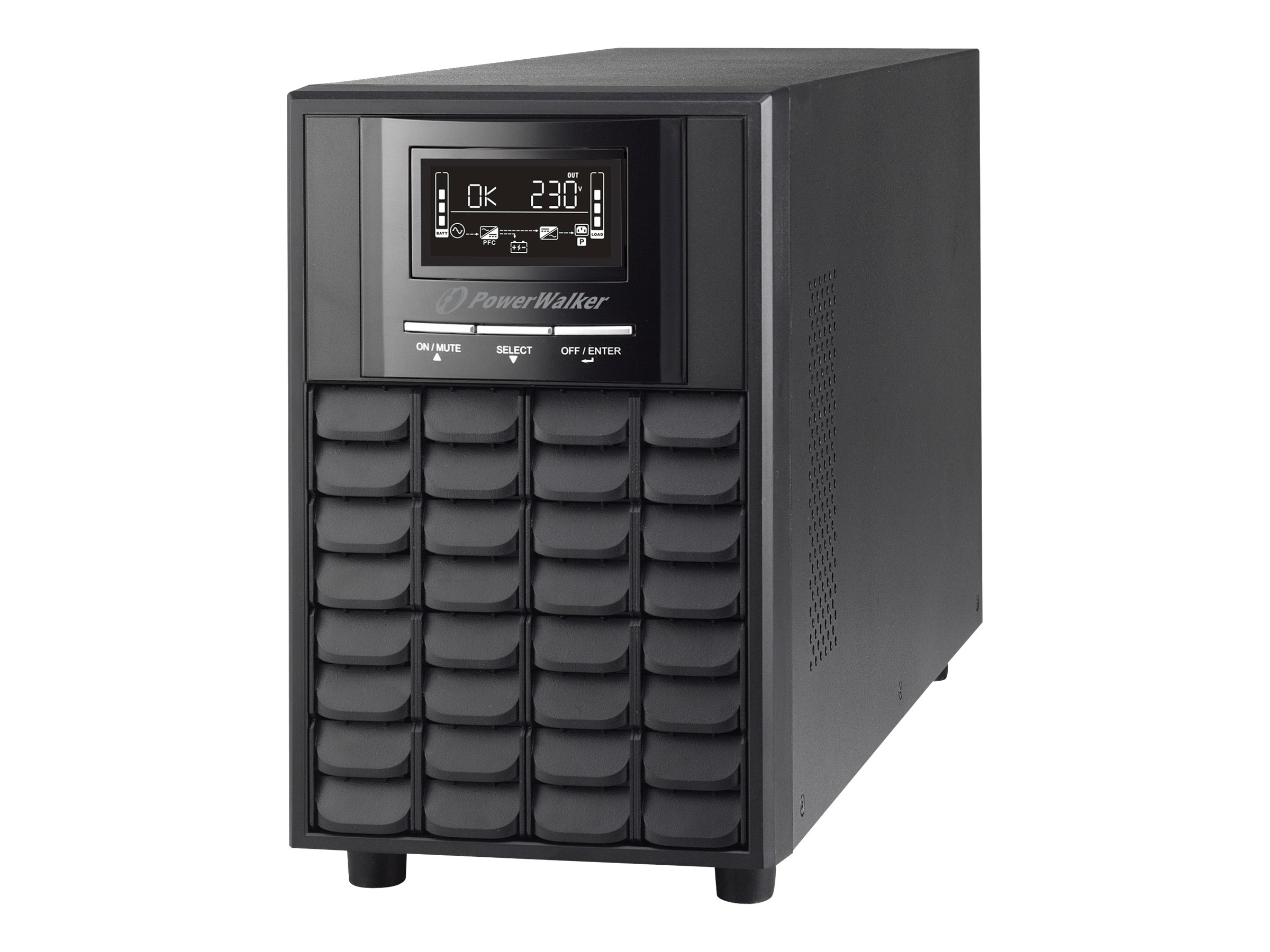 POWERWALKER VI 1500 CW TYP F 1500VA / 1050W Line-Interactive USV Tower AVR Reine Sinuswelle SNMP Slot